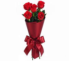 Букет 5 Красных роз Эдлесс Лав в Пронске