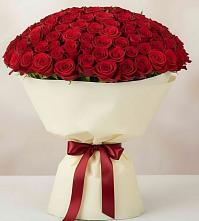 Букет 101 Красная роза Милано в Пронске