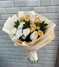 Букет цветов из:  Розы и Хризантемы в Пронске