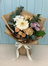 Букет цветов из:  Герберы и Хризантемы в Пронске