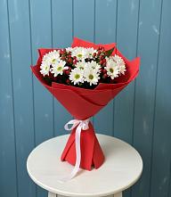 Букет цветов из:  Хризантемы #REPLACE_PRED# Пронске