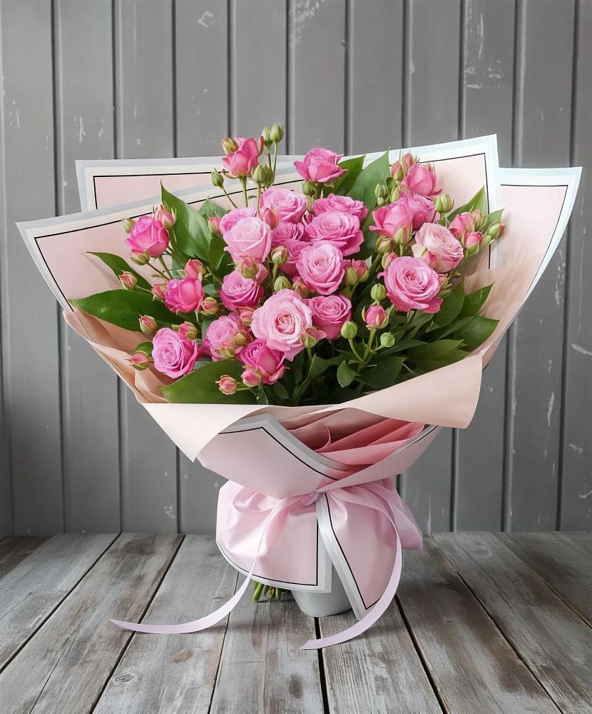 Букет Розовый кустик в Пронске