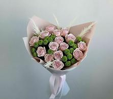 Букет цветов из:  Розы и Хризантемы #REPLACE_PRED# Пронске