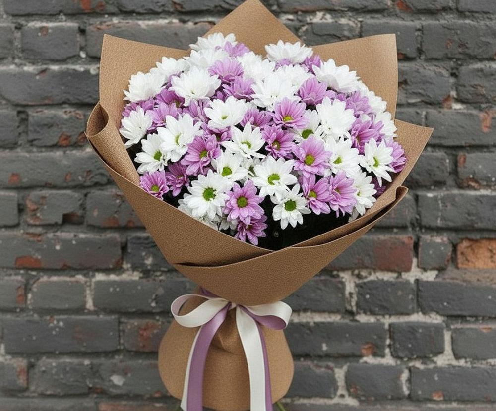 Букет цветов из: Хризантемы в Пронске