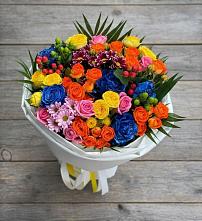 Букет цветов из:  Розы и Хризантемы в Пронске