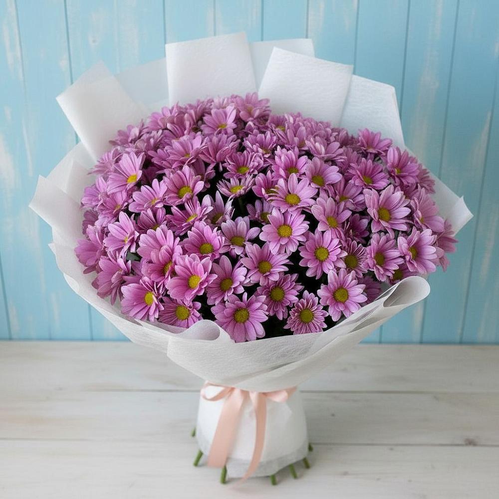 Букет цветов из: Хризантемы в Пронске