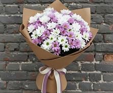 Букет цветов из:  Хризантемы #REPLACE_PRED# Пронске