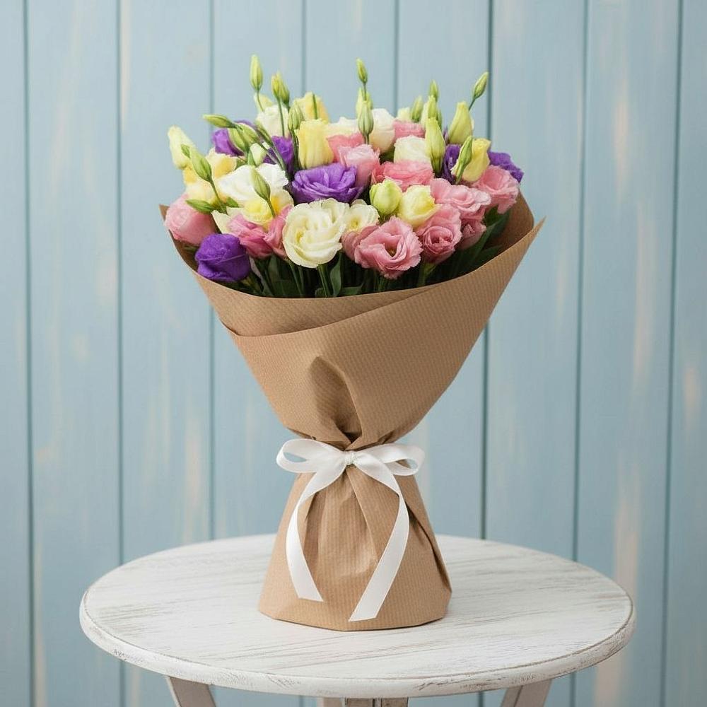 Букет цветов из: Лизиантусы в Пронске