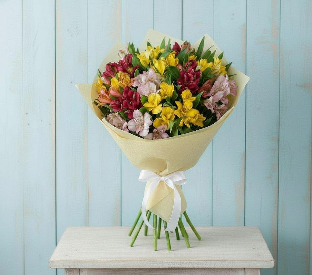 Букет цветов из: Альстромерии в Пронске