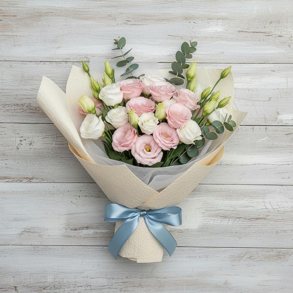 Букет цветов из: Лизиантусы в Пронске